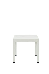 Set mobilier gradina Rattan 80x80 Small Lux Masa Takimi - White - Alb