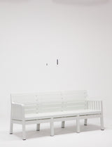 Set mobilier gradina Lara Mindersiz 3+1+1+S Takim - White - Alb
