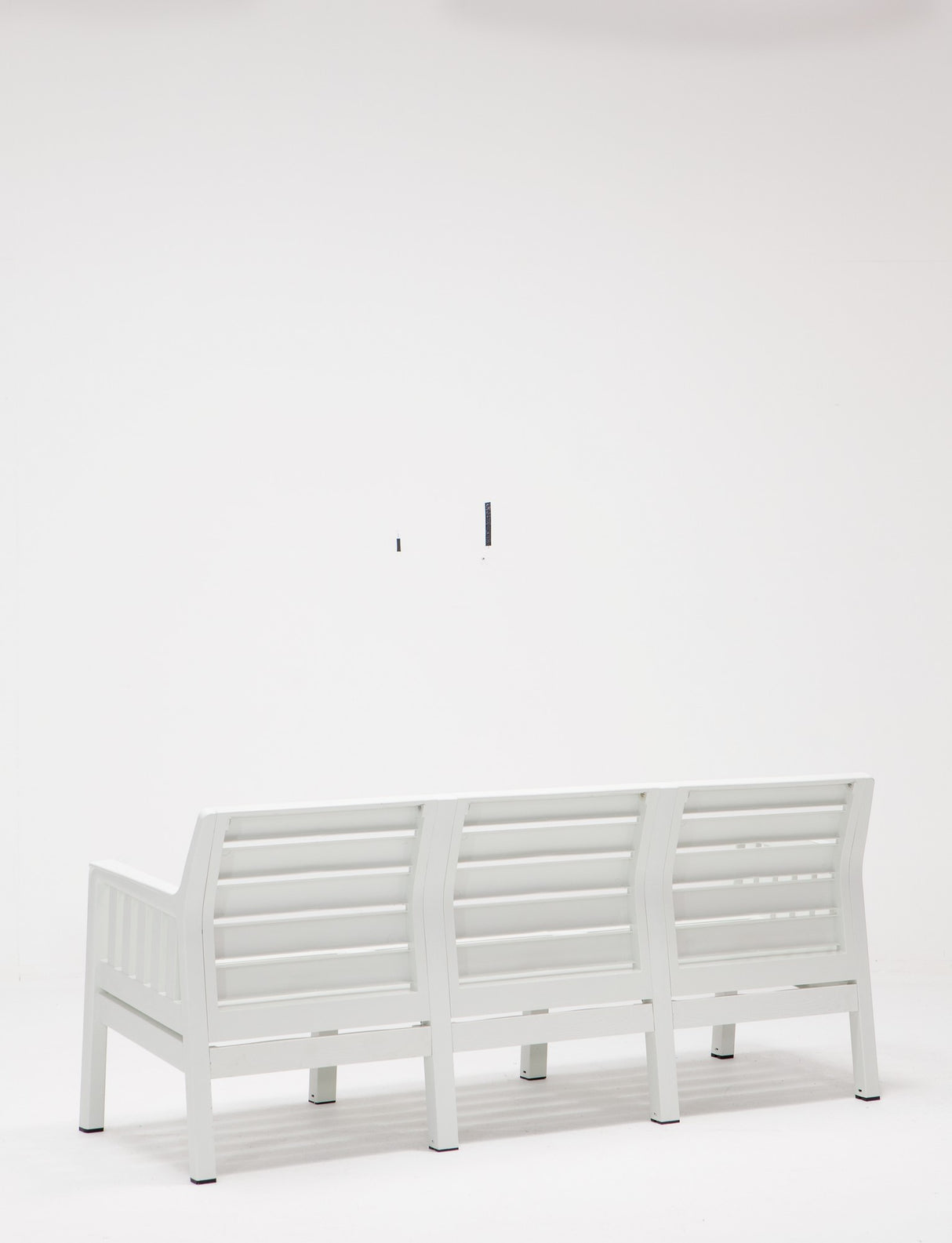 Set mobilier gradina Lara Mindersiz 3+1+1+S Takim - White - Alb
