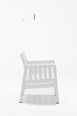 Set mobilier gradina Lara Mindersiz 3+1+1+S Takim - White - Alb