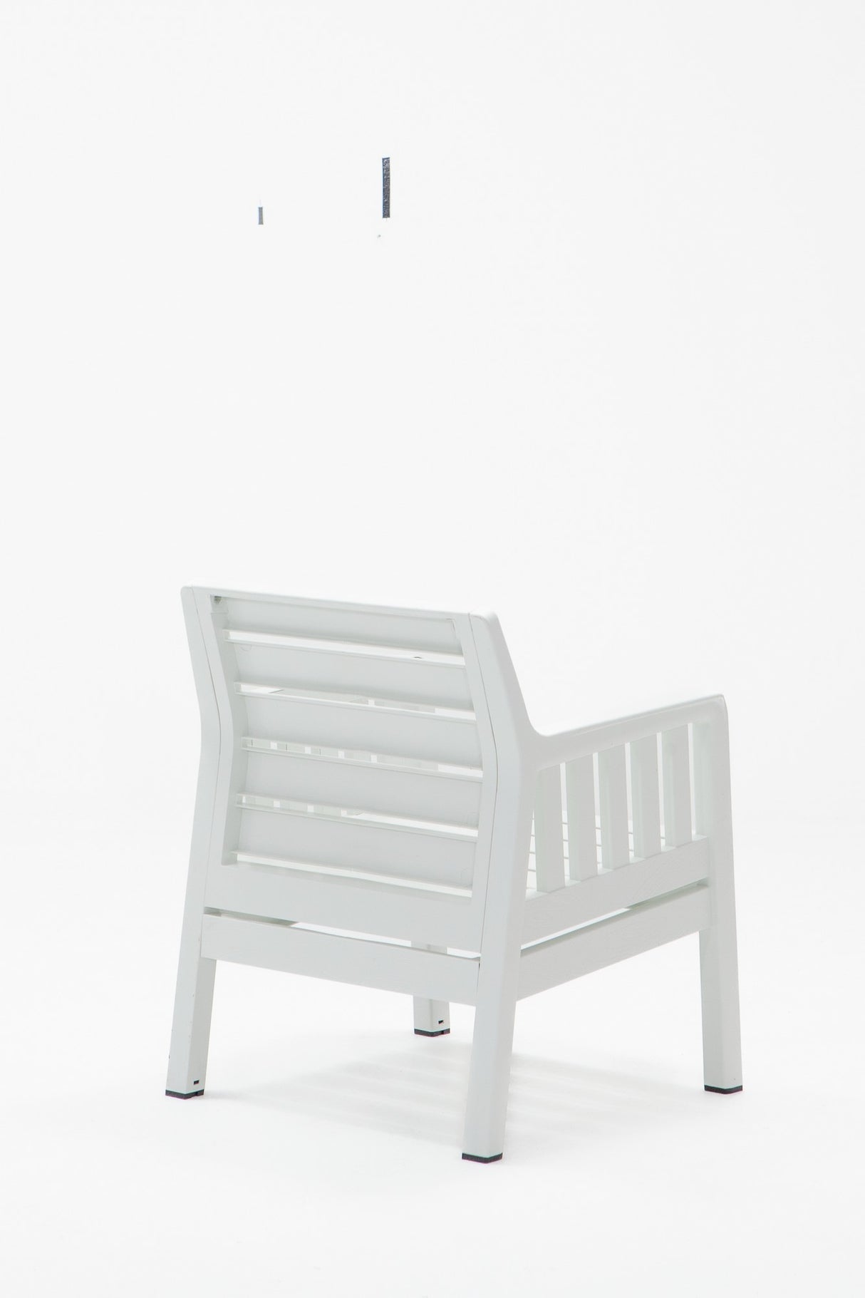 Set mobilier gradina Lara Mindersiz 3+1+1+S Takim - White - Alb