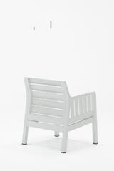 Set mobilier gradina Lara Mindersiz 3+1+1+S Takim - White - Alb