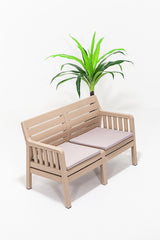 Set mobilier gradina Lara Ikili Koltuk - Cappucino - Cappuccino