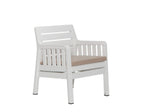 Set mobilier gradina Lara 1+1+S Takim - White - Alb