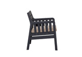 Set mobilier gradina Lara 1+1+S Takim - Anthracite - Antracit