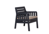 Set mobilier gradina Lara 1+1+S Takim - Anthracite - Antracit