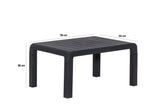 Set mobilier gradina Lara 1+1+S Takim - Anthracite - Antracit