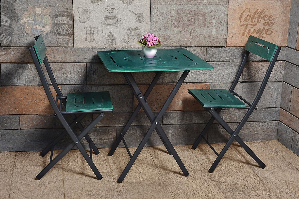 Set mobilier gradina Bistro Set 5 - Verde