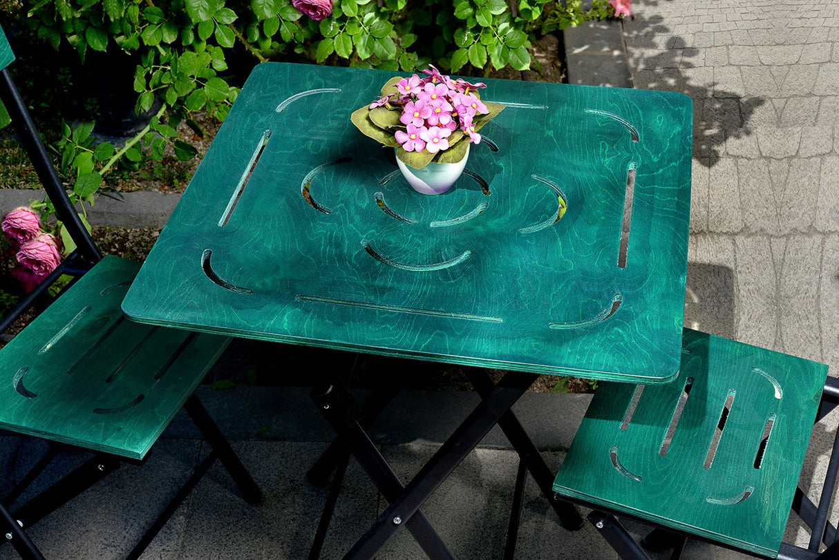 Set mobilier gradina Bistro Set 5 - Verde