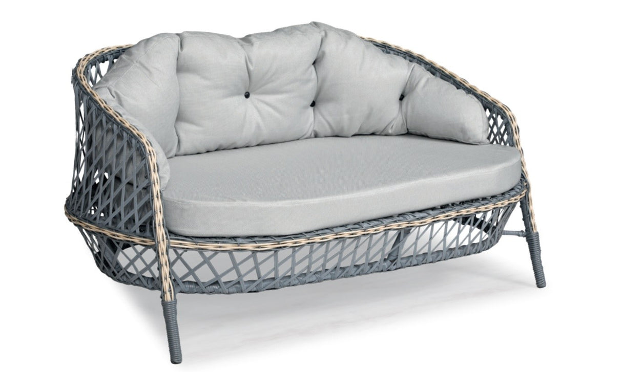 Set mobilier gradina Lerra (1+1+3+Sehpa) - Gri