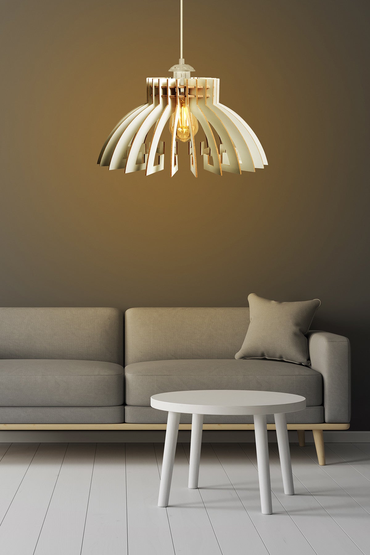 Candelabru 163 - Alb