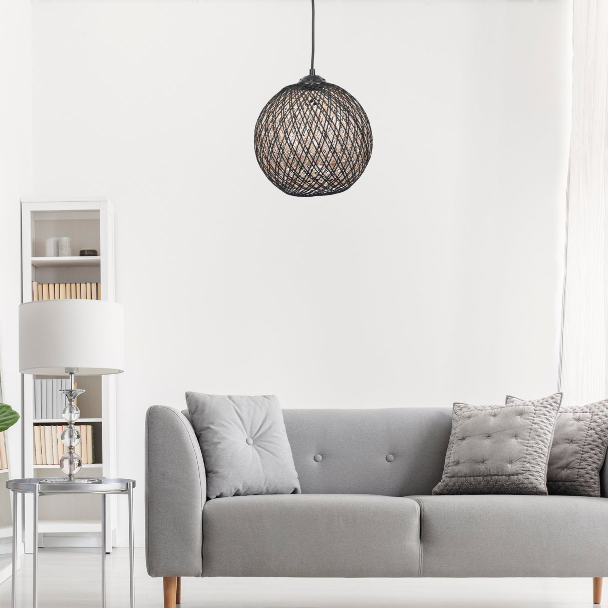 Candelabru 190 - Crem / Negru