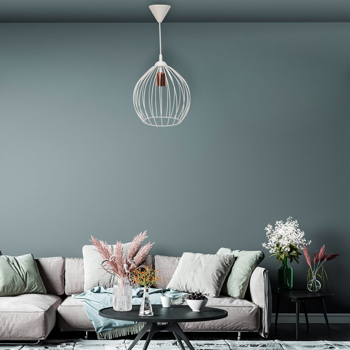 Candelabru 205-AB - Alb