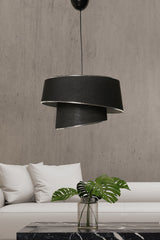 Candelabru Barette - Silver Black - Negru / Argintiu