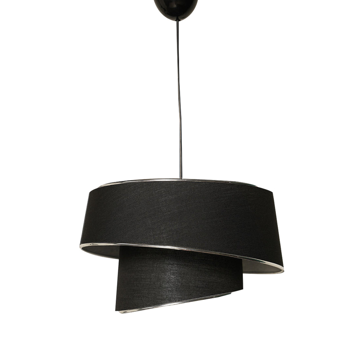 Candelabru Barette - Silver Black - Negru / Argintiu