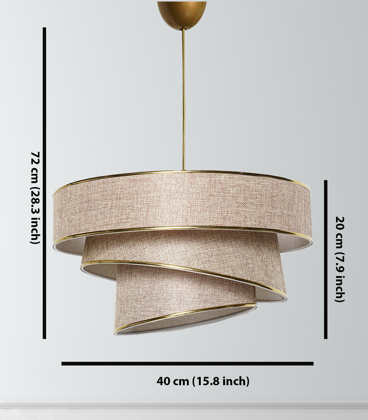 Candelabru Couper - Beige Gold - Bej