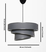 Candelabru Couper - Anthracite Silver - Antracit / Argintiu