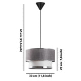 Candelabru Cake - Grey Silver - Gri