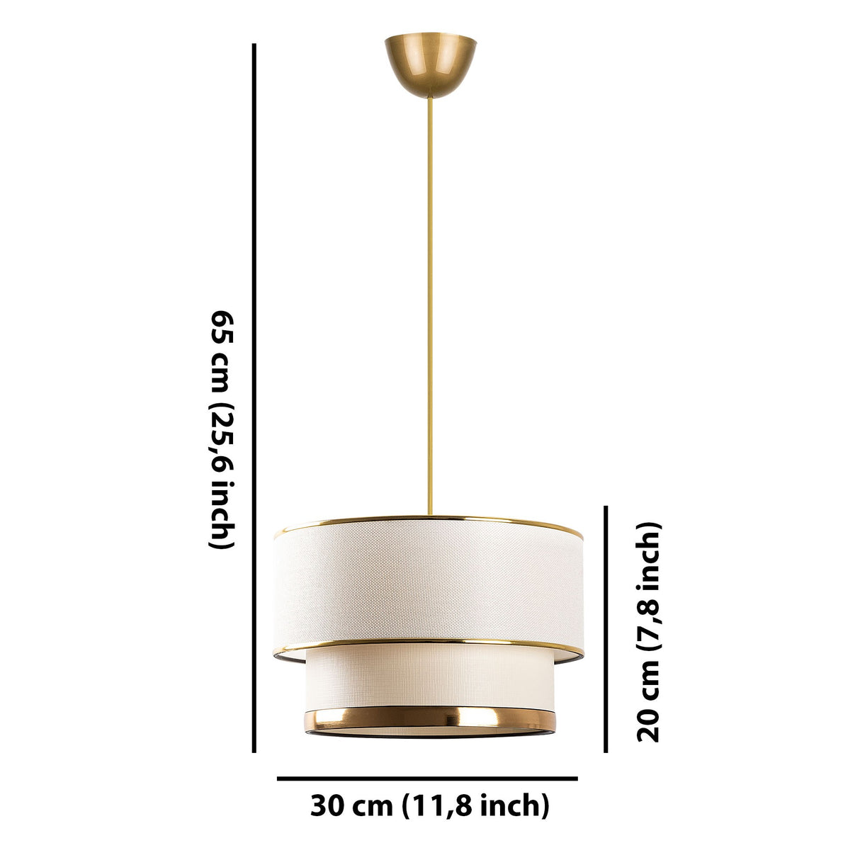 Candelabru Cake - Cream Gold - Crem / Auriu