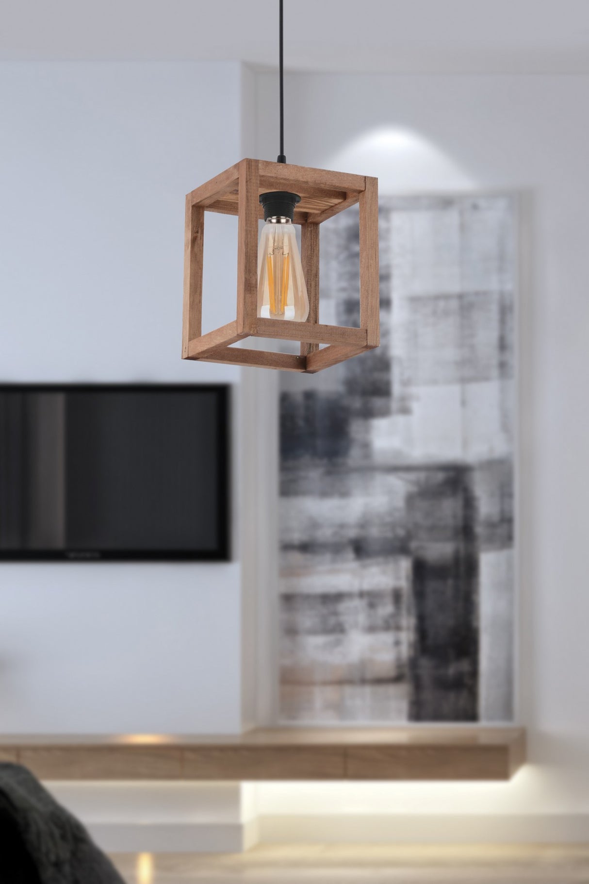 Candelabru Cube - Maro