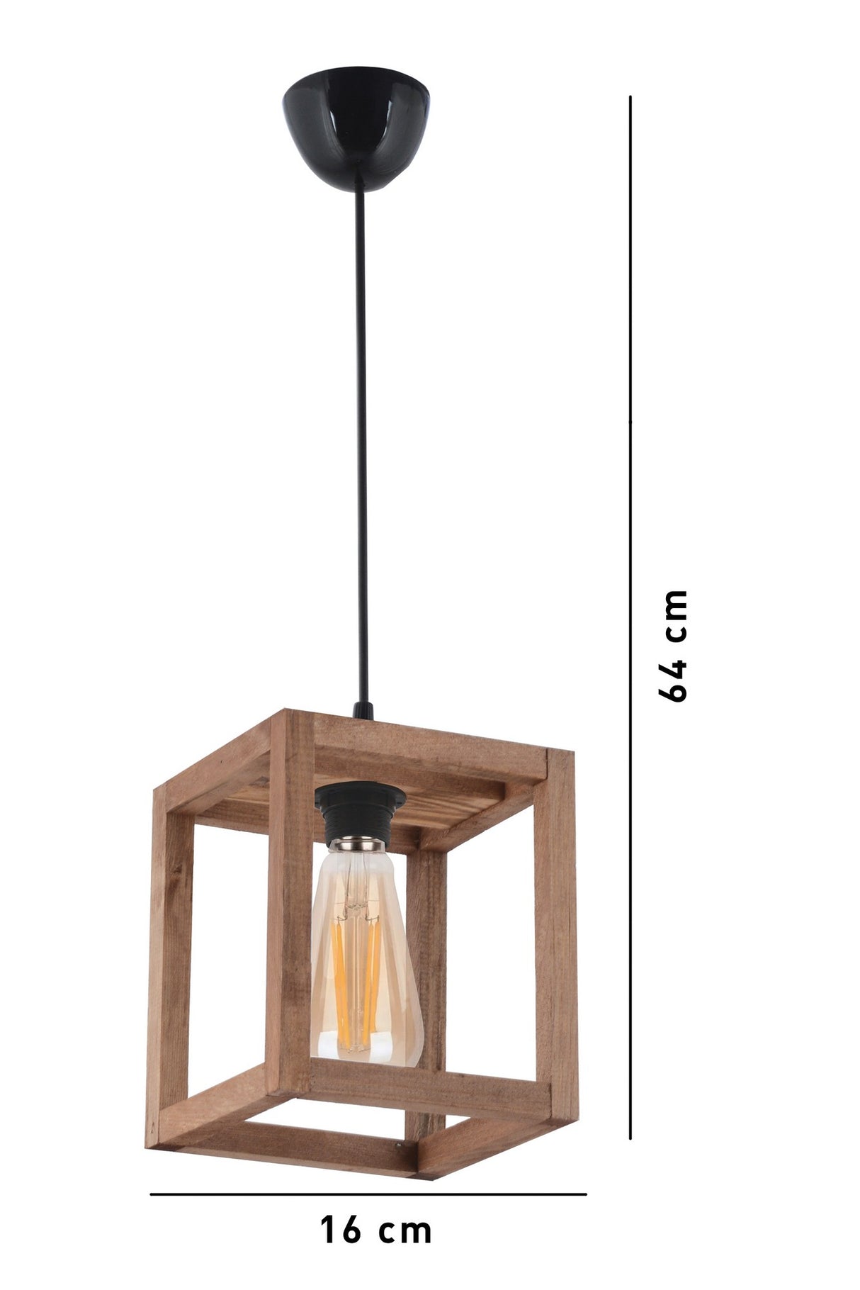 Candelabru Cube - Maro