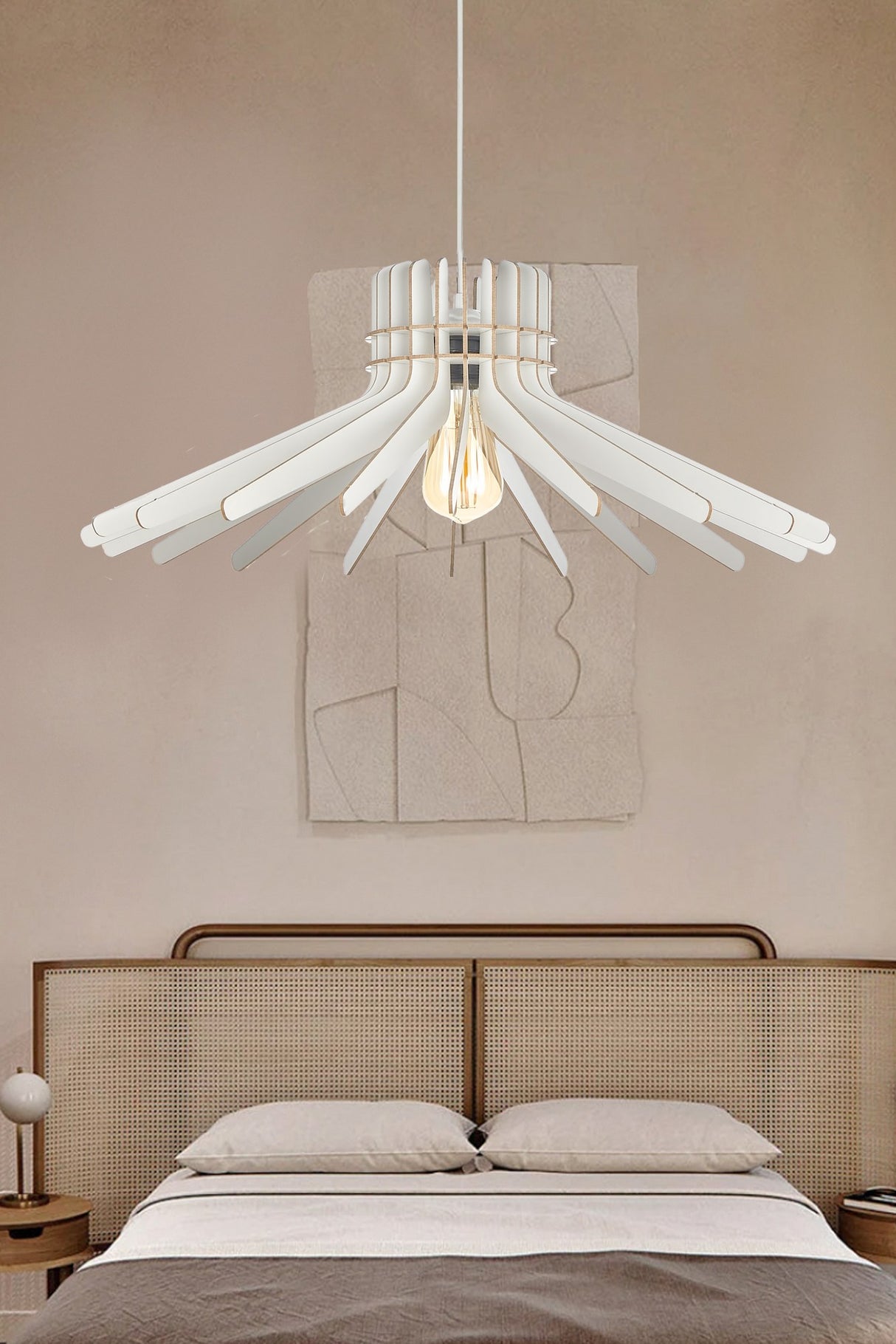 Candelabru Boomerang - White - Alb