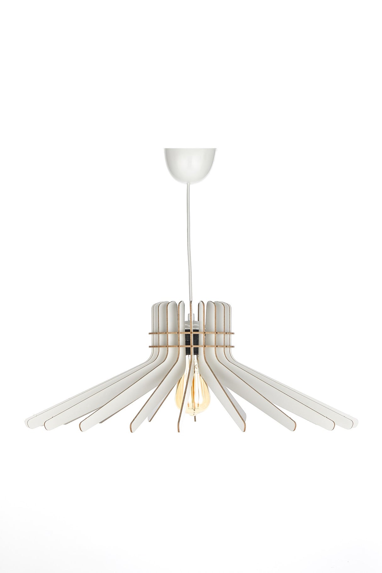 Candelabru Boomerang - White - Alb