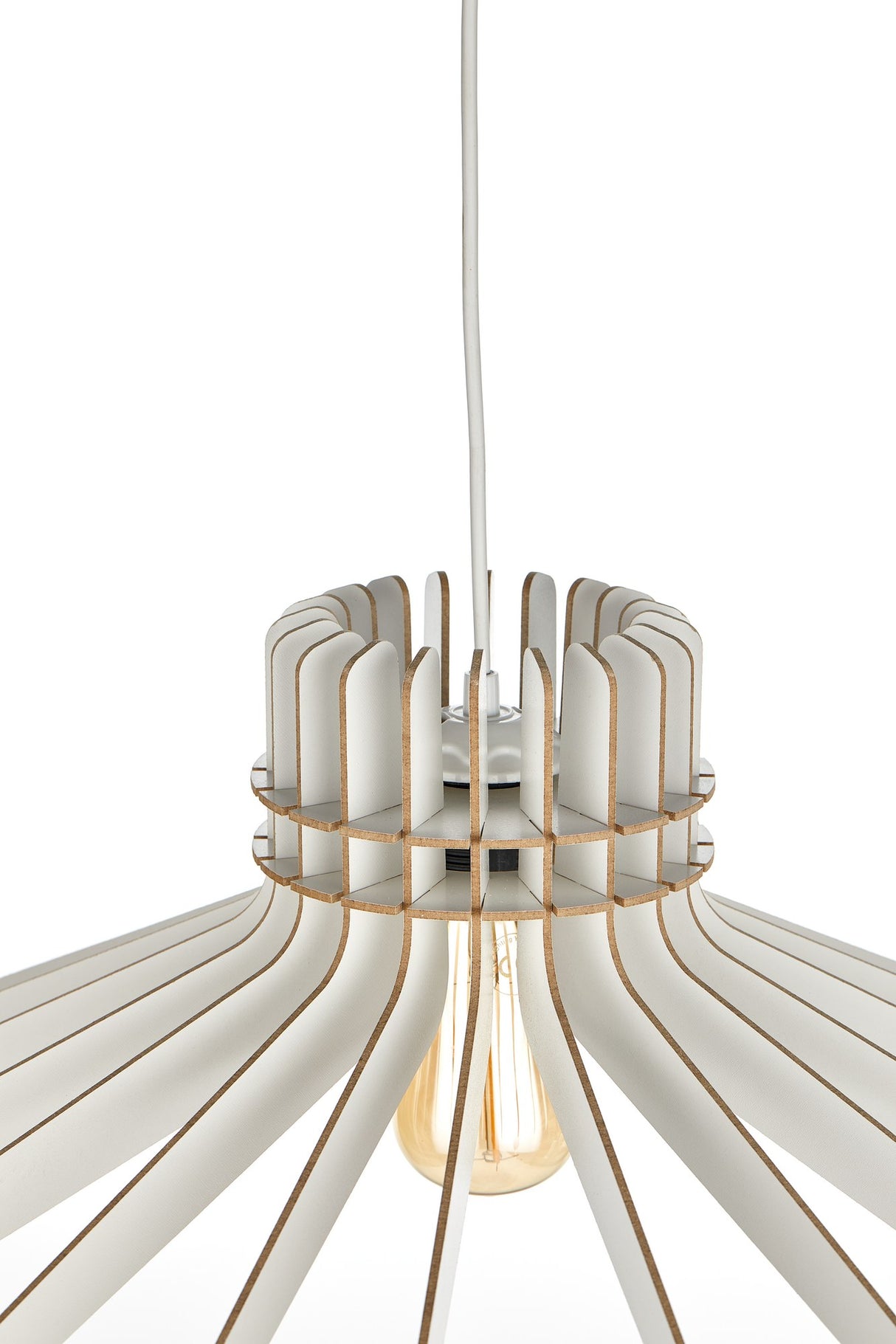 Candelabru Boomerang - White - Alb