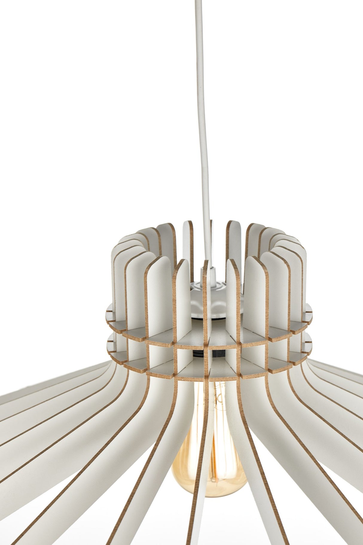 Candelabru Boomerang - White - Alb