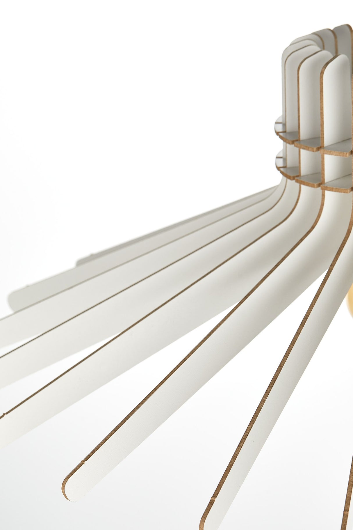 Candelabru Boomerang - White - Alb