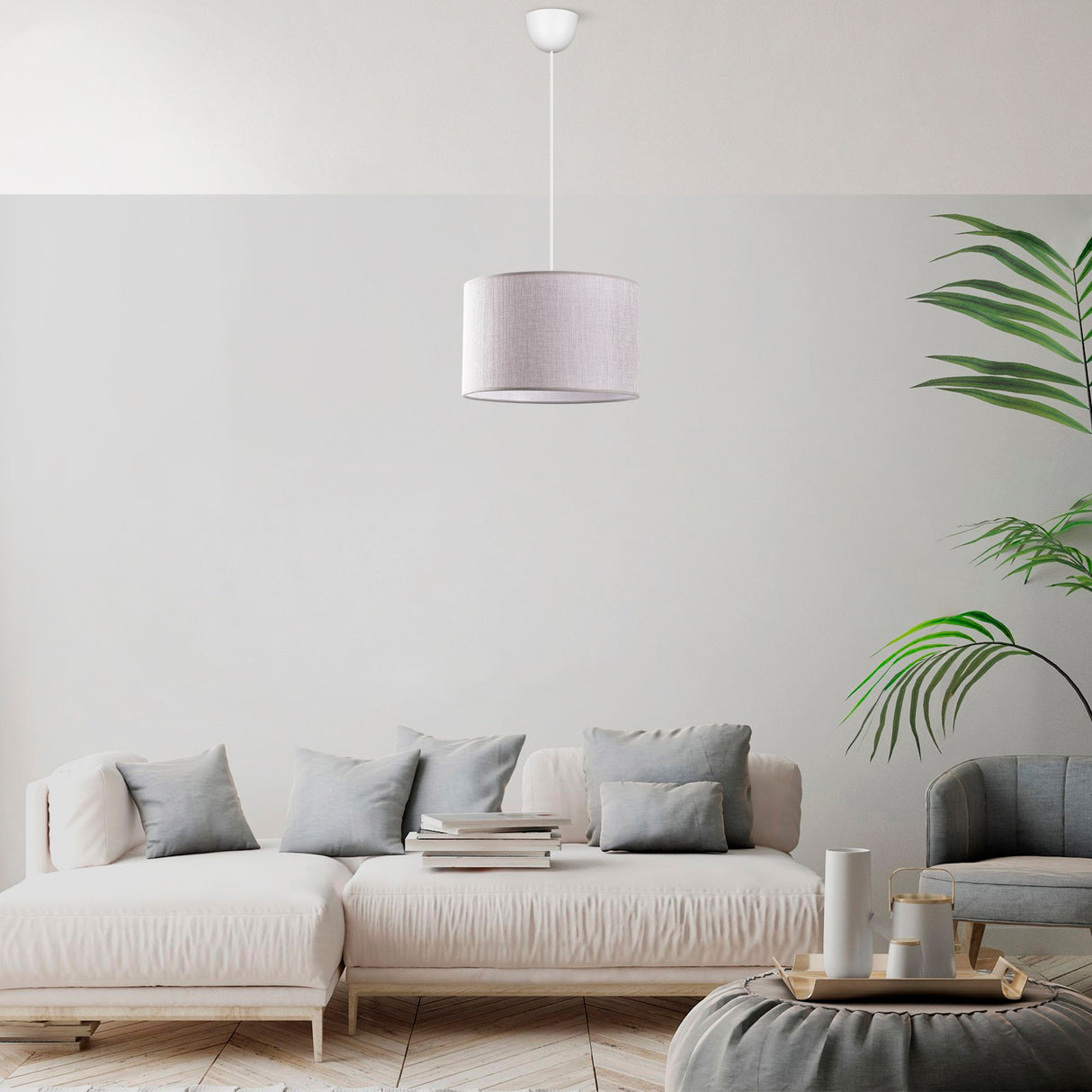 Candelabru Pie - Grey - Gri