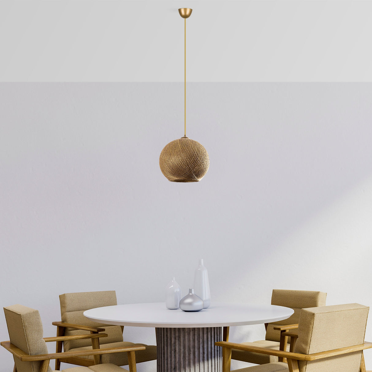 Candelabru Nest - Gold Brown - Auriu / Maro