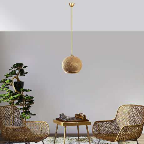 Candelabru Nest - Gold Brown - Auriu / Maro