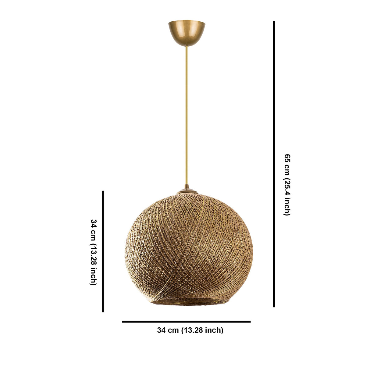 Candelabru Nest - Gold Brown - Auriu / Maro