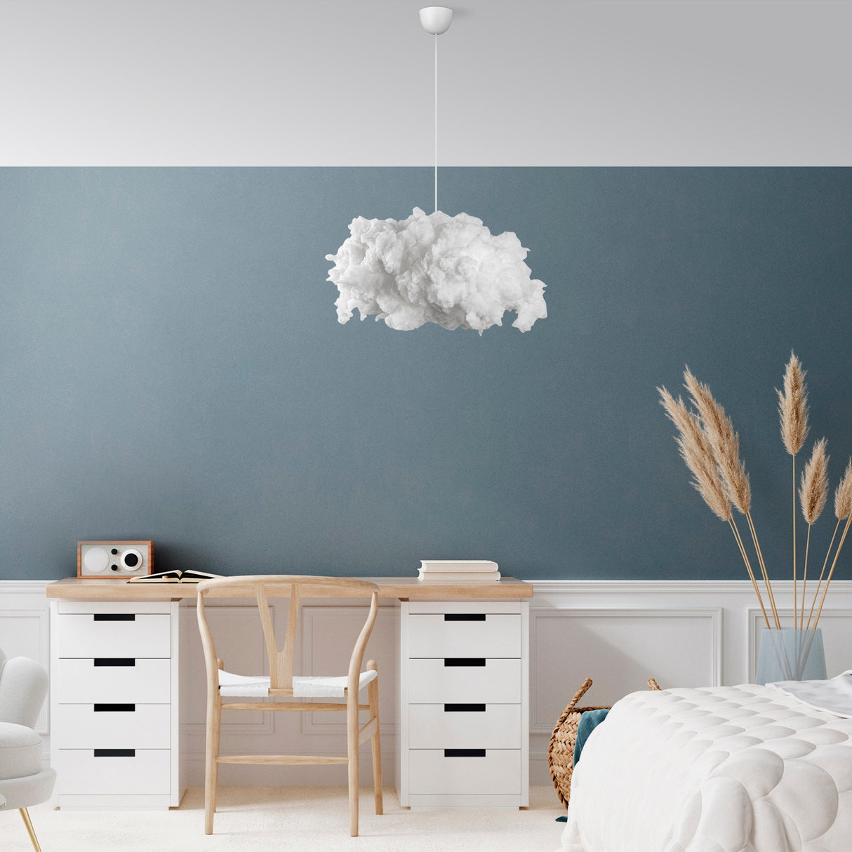 Candelabru Cloud - White - Alb