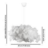 Candelabru Cloud - White - Alb
