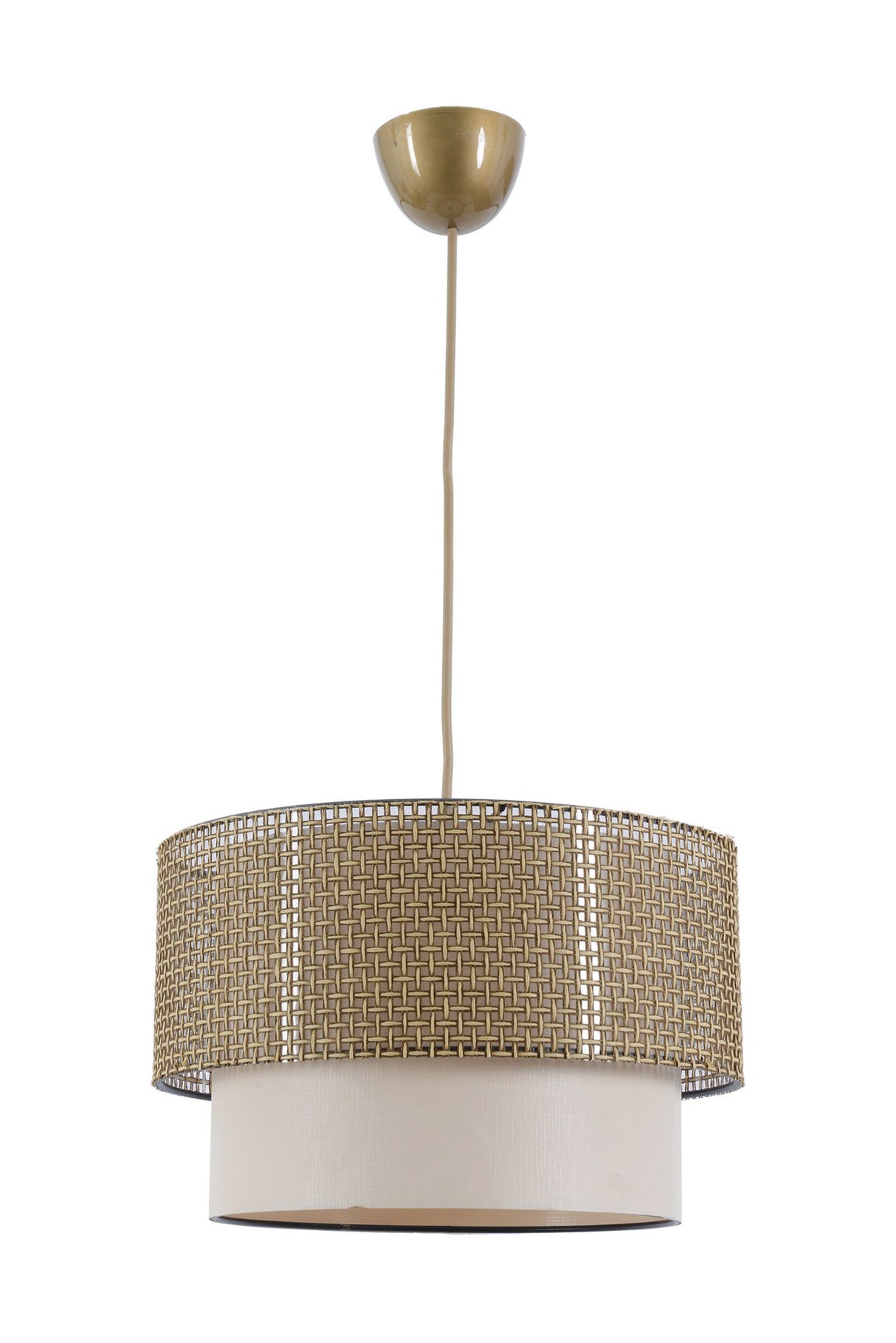 Candelabru Coral - Beige Cream - Auriu / Crem