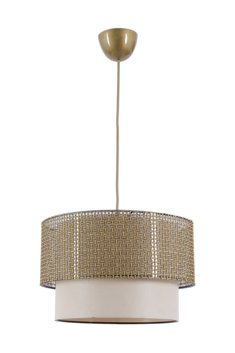 Candelabru Coral - Beige Cream - Auriu / Crem