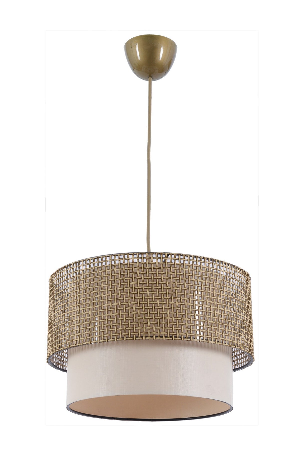 Candelabru Coral - Beige Cream - Auriu / Crem