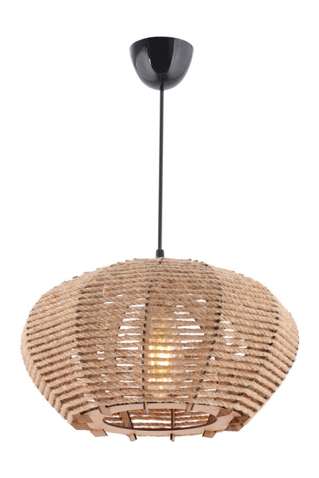 Candelabru Jute Ellipse - Crem