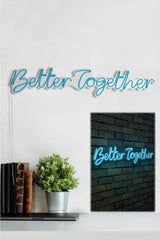 Decoratiune LED Better Together - Blue - Albastru