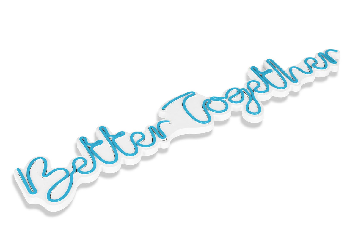 Decoratiune LED Better Together - Blue - Albastru