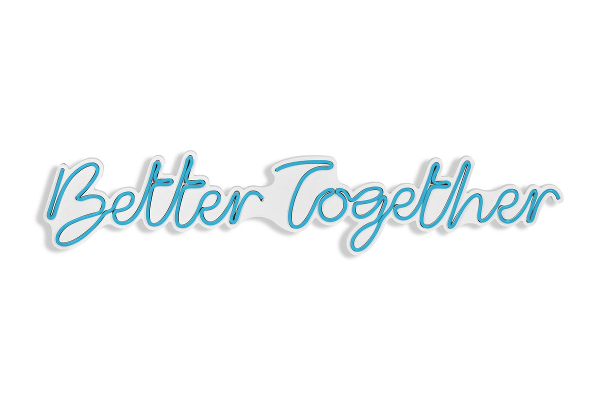 Decoratiune LED Better Together - Blue - Albastru