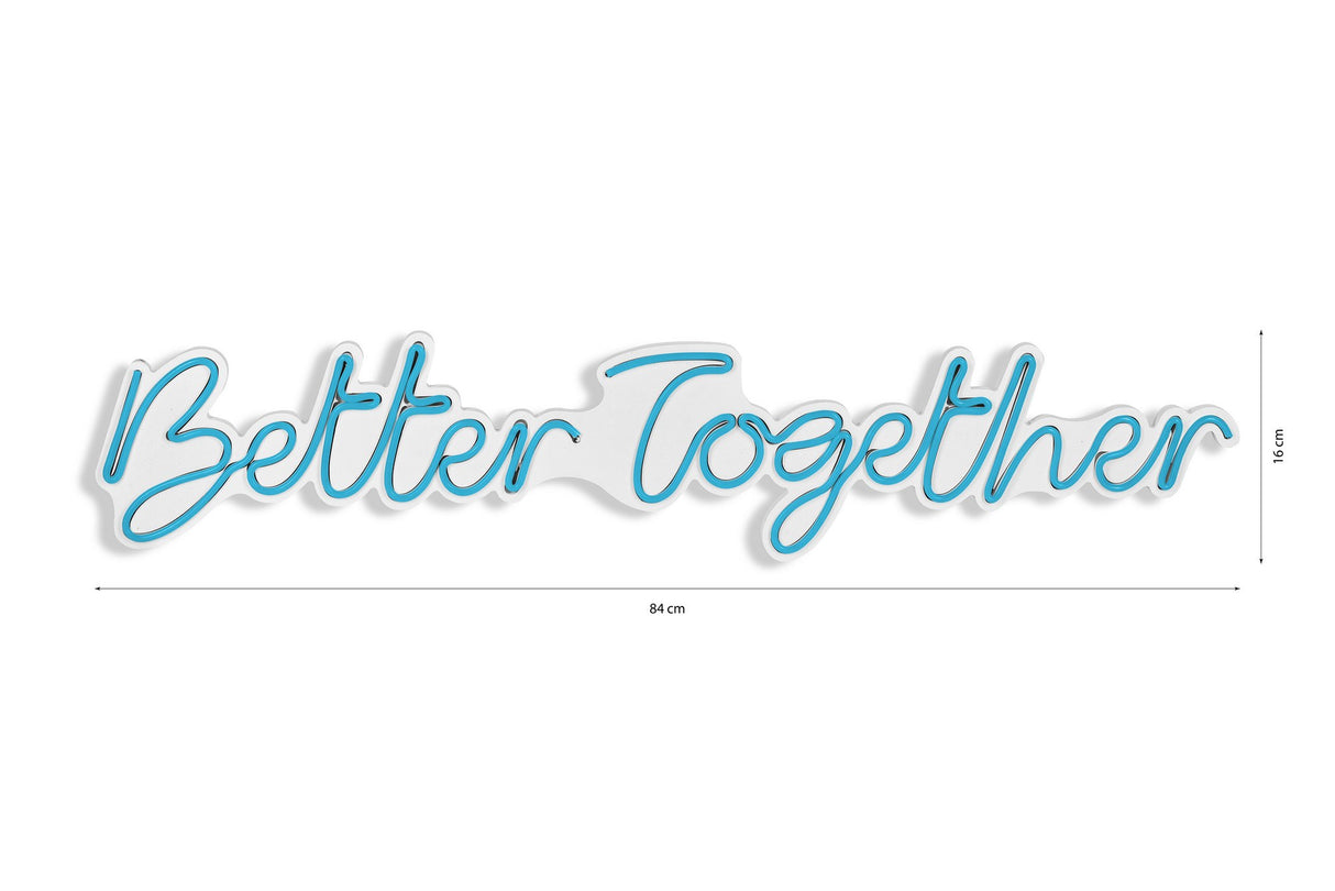 Decoratiune LED Better Together - Blue - Albastru