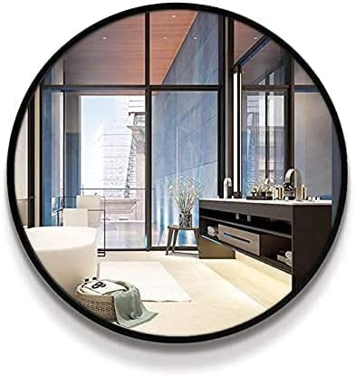 Oglinda rotunda Loft 39 cm Negru JZ-01