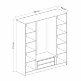 Dulap pentru haine Kale Plus - 7794 - Stejar