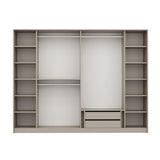 Dulap pentru haine Luxe - 7937 - Auriu / Fumuriu