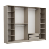 Dulap pentru haine Luxe - 7937 - Auriu / Fumuriu