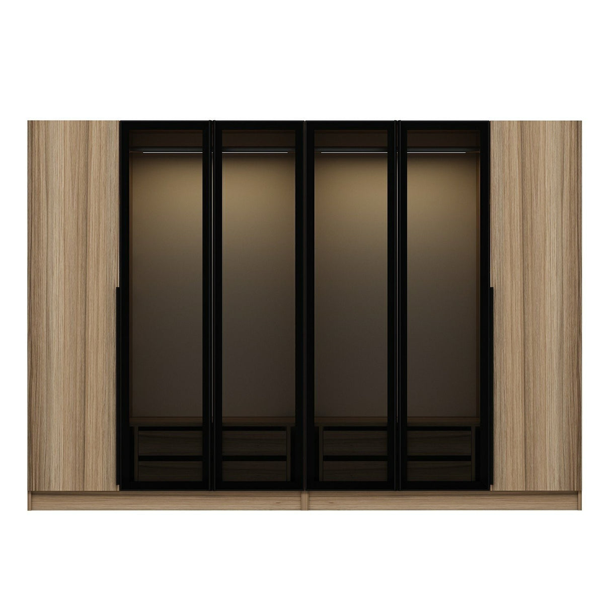 Dulap pentru haine Kale Plus - 7821 - Fume
