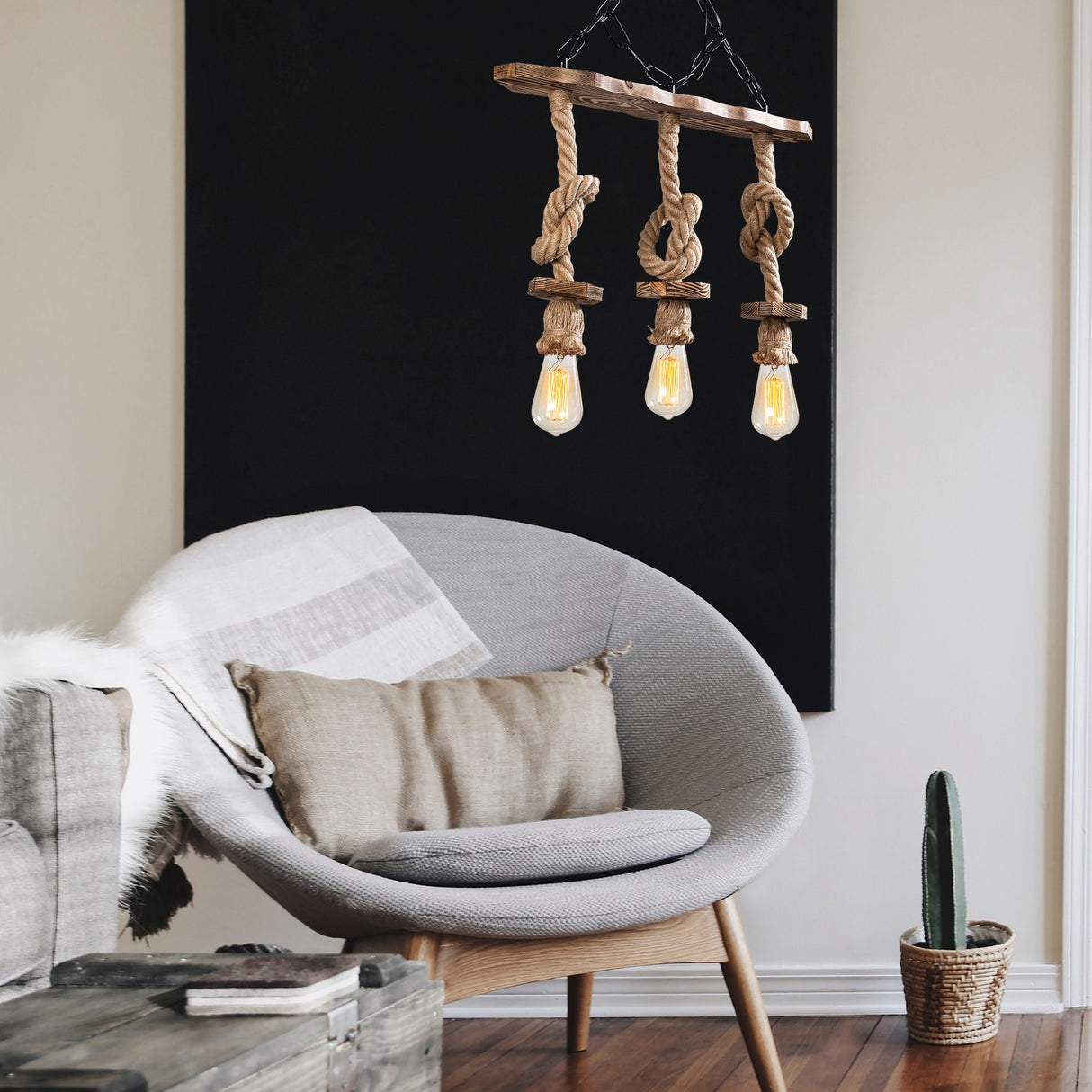 Candelabru Erebos - 111-AV - Negru